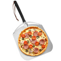 Mimiuo 12 x 14 Inch Aluminum Pizza Peel – Heavy-Duty Non-Stick Pizza Spatula for Oven & Grill, Lightweight Turning Shovel for Baking Bread, Pie & Pastries, Professional Pizza Tools