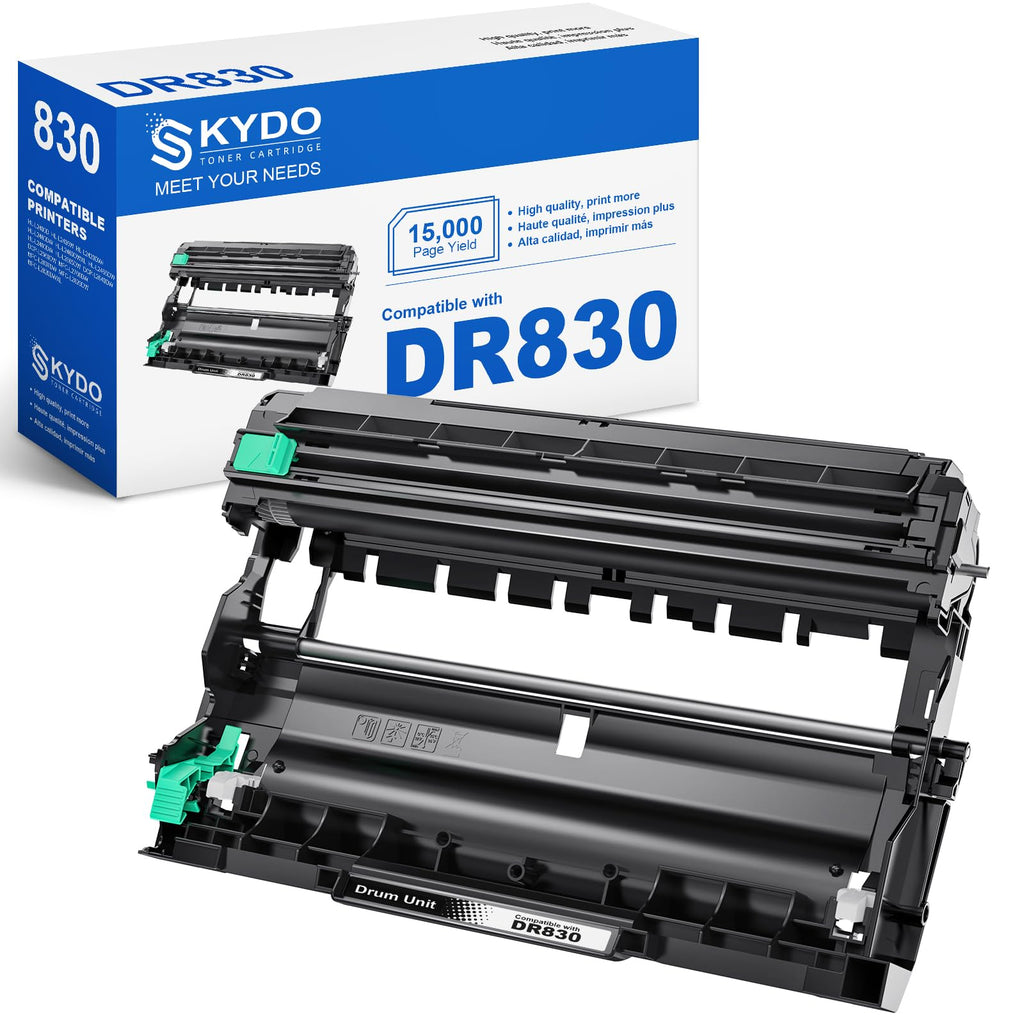 DR830 Drum Unit Replacement for Brother DR830 DR-830 TN830XL Drum Work with Brother DCP-L2640DW MFC-L2820DW HL-L2460DW HL-L2400D HL-L2405W HL-L2465DW HL-L2480DW MFC-L2820DWXL Printer (1 Pack)