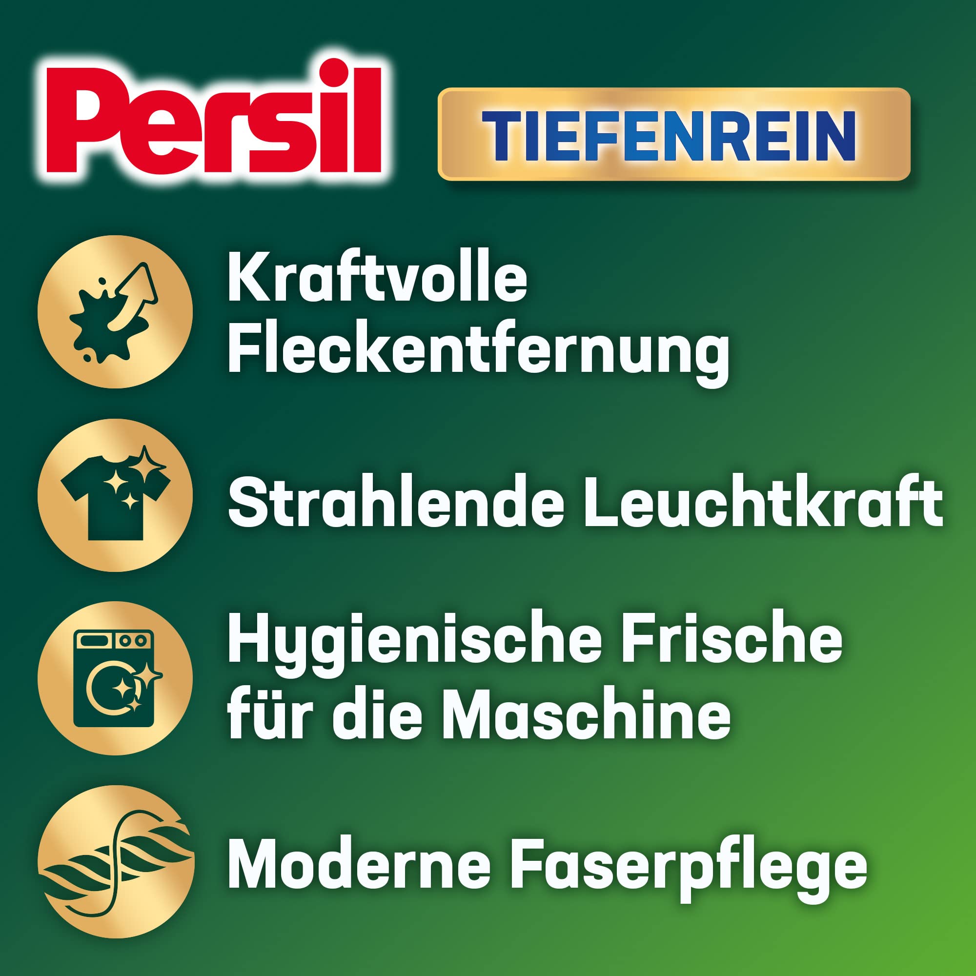 Persil Universal Megaperls (16 Washes), Full Detergent with Deep Clean Technology, Detergent for Pure Laundry & Hygienic Freshness for the Machine, 20 °C to 95 °C