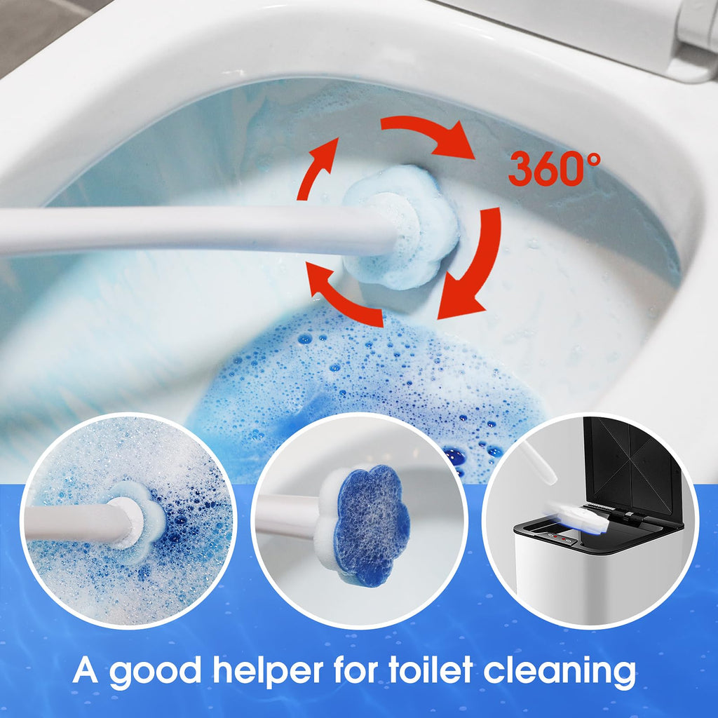 Topo Bear Toilet Bowl Wand and Refills (1 Wand+40 Refills)