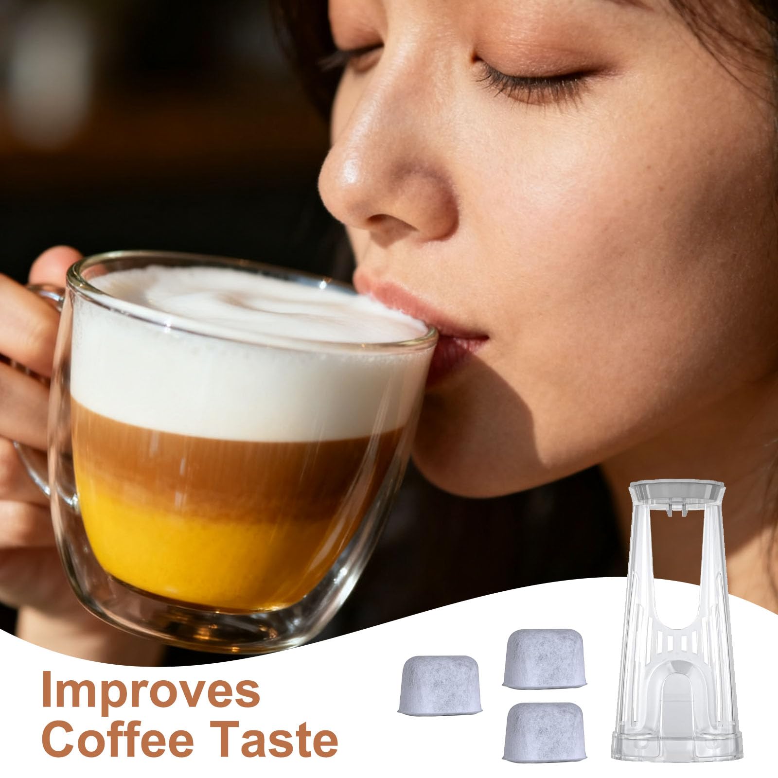Water Filter Starter Kit Replacement for Keurig 2.0 K200 K250 K35 K-Duo K Duo Hot & Iced Gen 2 K-Compact Coffee Makers