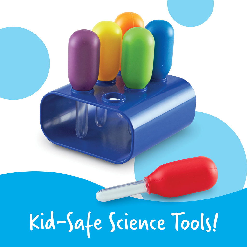 Learning Resources LER2779 Primary Science Jumbo Eyedroppers with Stand
