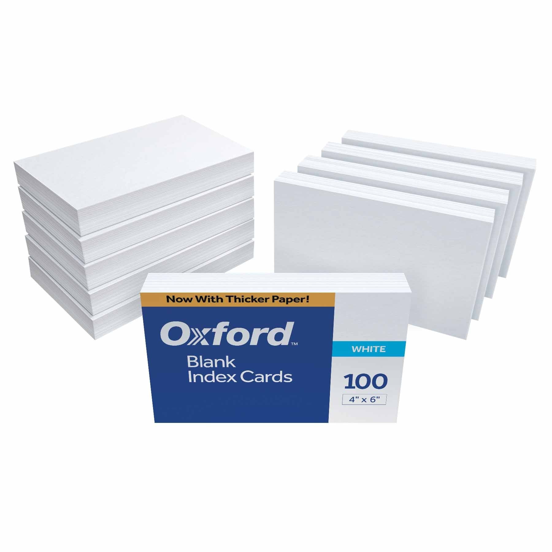 Pendaflex Oxford Blank Index Cards, 4x6 Inches, White, 1000 Cards (40)