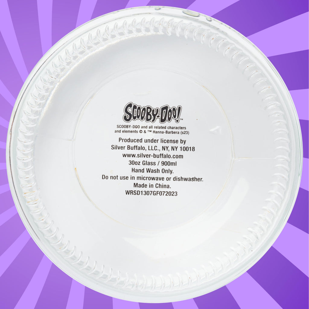 Silver Buffalo Scooby Doo Scooby Snacks Glass Cookie Snack Candy Jar with Lid (Small)