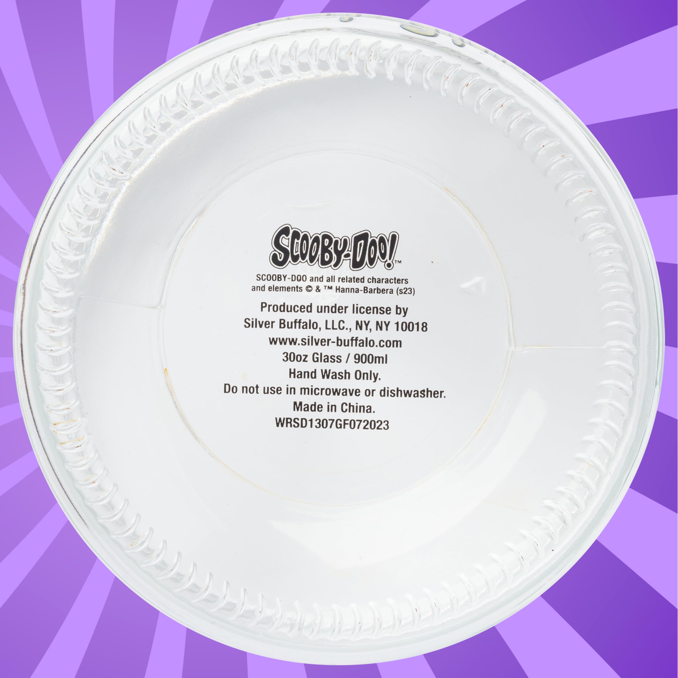 Silver Buffalo Scooby Doo Scooby Snacks Glass Cookie Snack Candy Jar with Lid (Small)