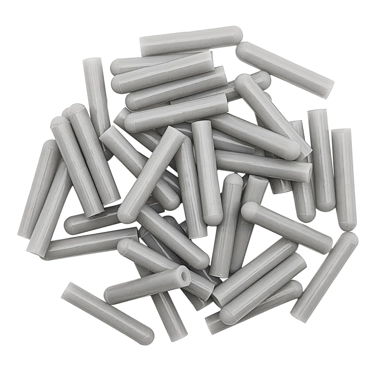 100 Pcs Universal Silicone Dishwasher Rack Tine Prong Repair End Tip Caps, Dishwasher Rack Tine Repair Kit, Round End Caps, Shelf Organizer Tip Cap Wire Thread Protector Cover, Anti Slip,1 inch, Gray
