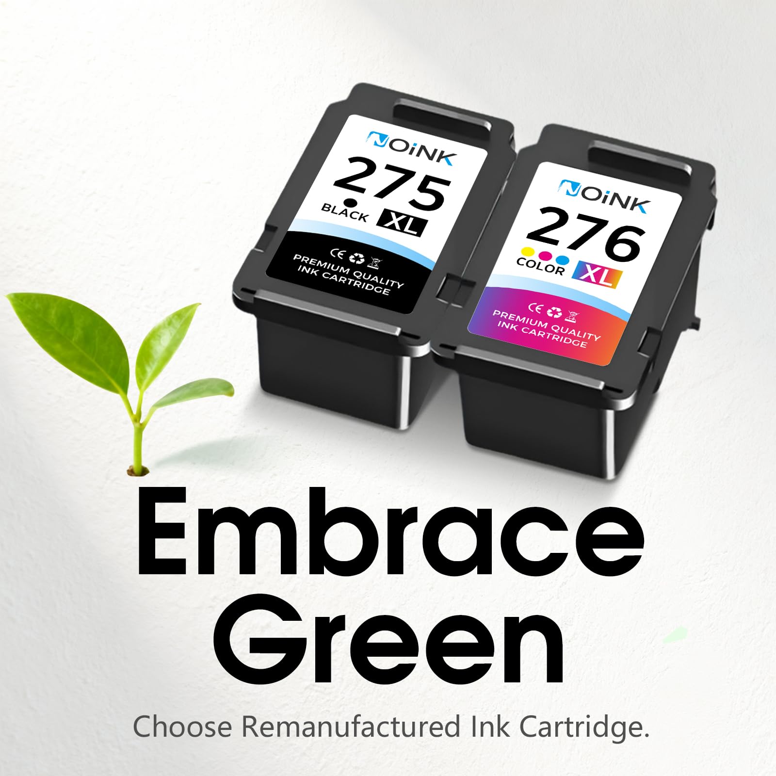 275XL Black Ink Cartridges High Yield Replacement for Canon PG-275 XL – Compatible with Pixma TS & TR Series Printers, TS3520 TS3720 TR4720 TR4722, 2 Pack