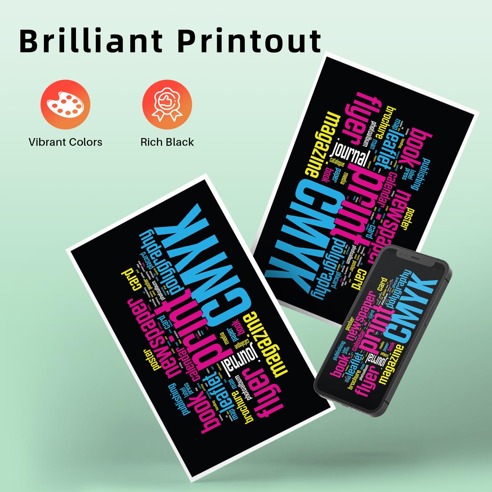 LC406 Ink Cartridges Compatible Replacement for Brother LC406 LC406XL LC 406 Ink Work with MFC-J4335DW MFC-J5855DW MFC-J6555DW MFC-J4535DW MFC-J6955DW Printer (Black Cyan Magenta Yellow)