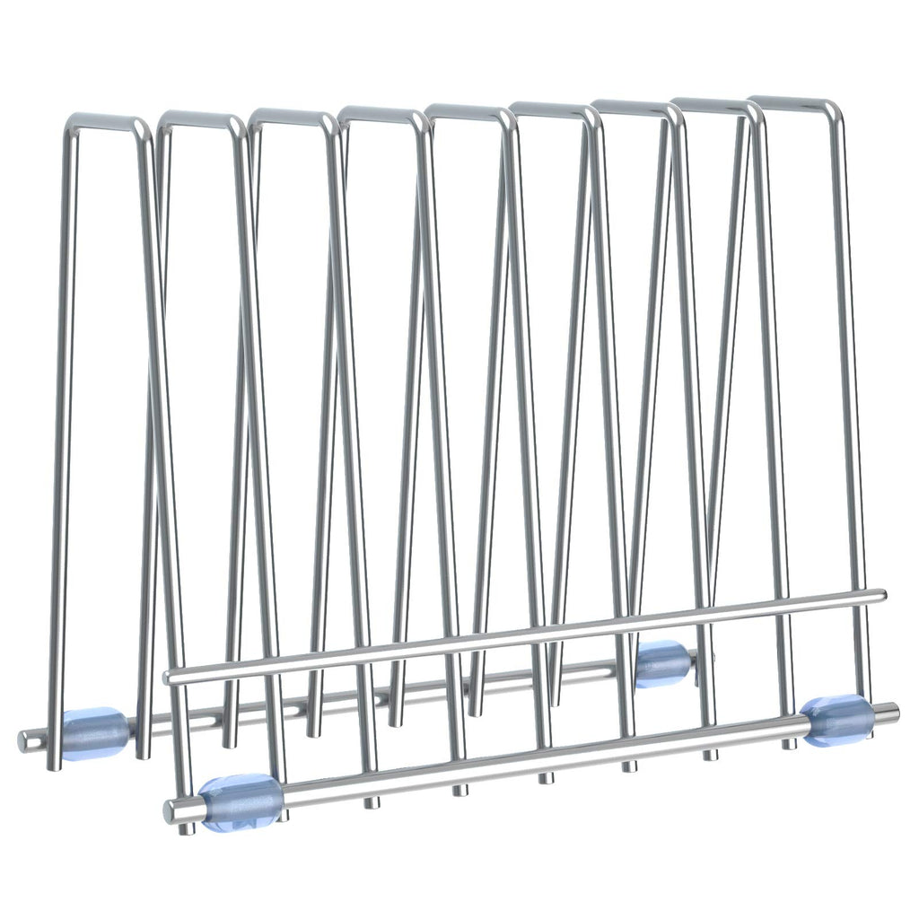 Bag Drying Rack Kitchen, Plastic Dryer for Freezer, Sandwich and Snack Bags, Stainless Stand for Food Bags, Books, Makeup Brush