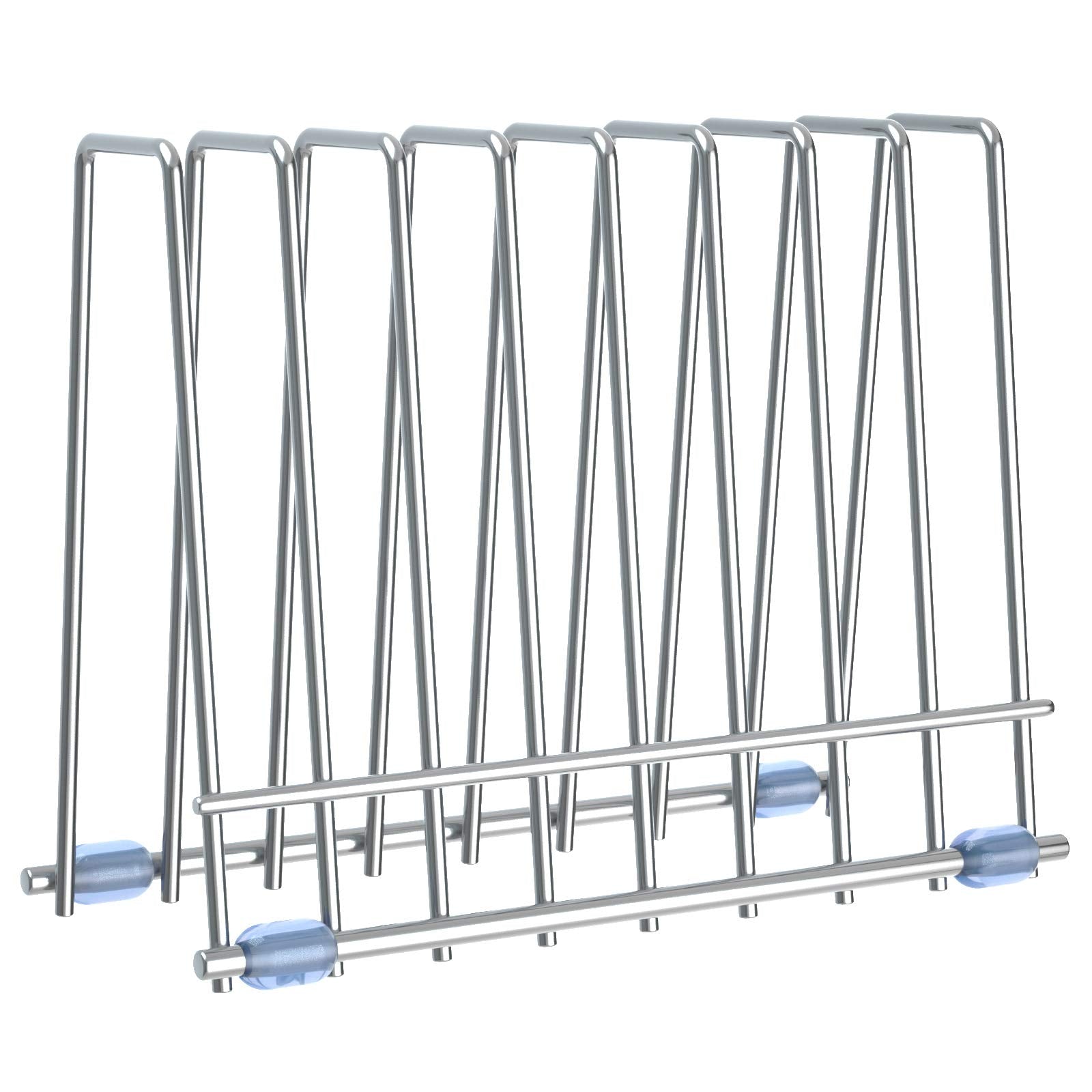 Bag Drying Rack Kitchen, Plastic Dryer for Freezer, Sandwich and Snack Bags, Stainless Stand for Food Bags, Books, Makeup Brush
