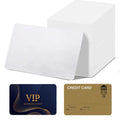 200 Pack Sublimation Business Card Blanks,Aluminum Alloy Double Sided Name Card Bulk Metal Sublimation Business Cards for Office Custom Engrave Print DIY Gift Namecard, 3.4 x 2.1 x 0.01 Inch