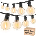 RTTY Outdoor String Lights Patio Light for Outside Waterproof G40 Shatterproof LED Bulbs, Dimmable Hanging Connectable Globe Lighting for Bistro, Backyard, Cafe, Porch, 2700K, 25 FT 13pcs