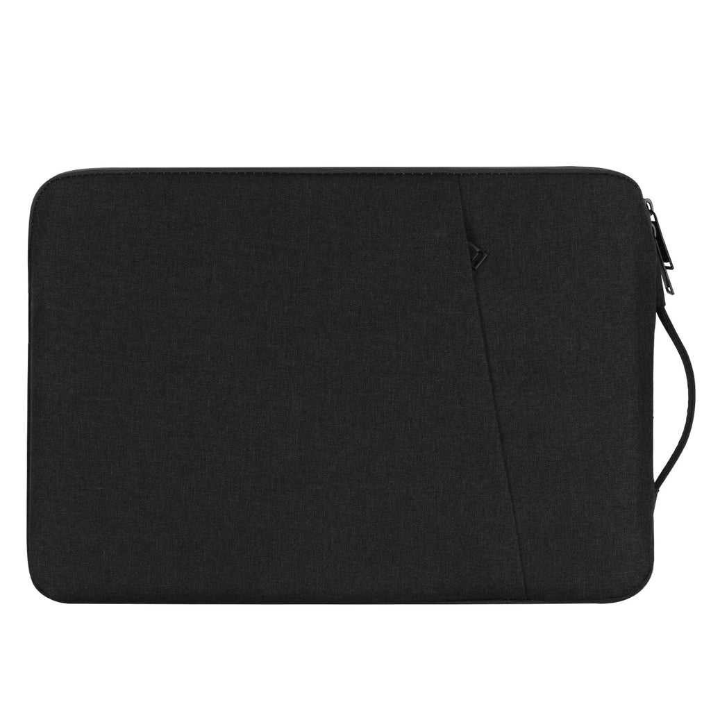 Chelory Laptop Sleeve for 16 17 Inch Notebook Ultrabook Chromebook HP/Lenovo/Asus/Acer/Dell, Shockproof Water Resistant Computer Protective Cover Bag Carrying Case with Handle, Black
