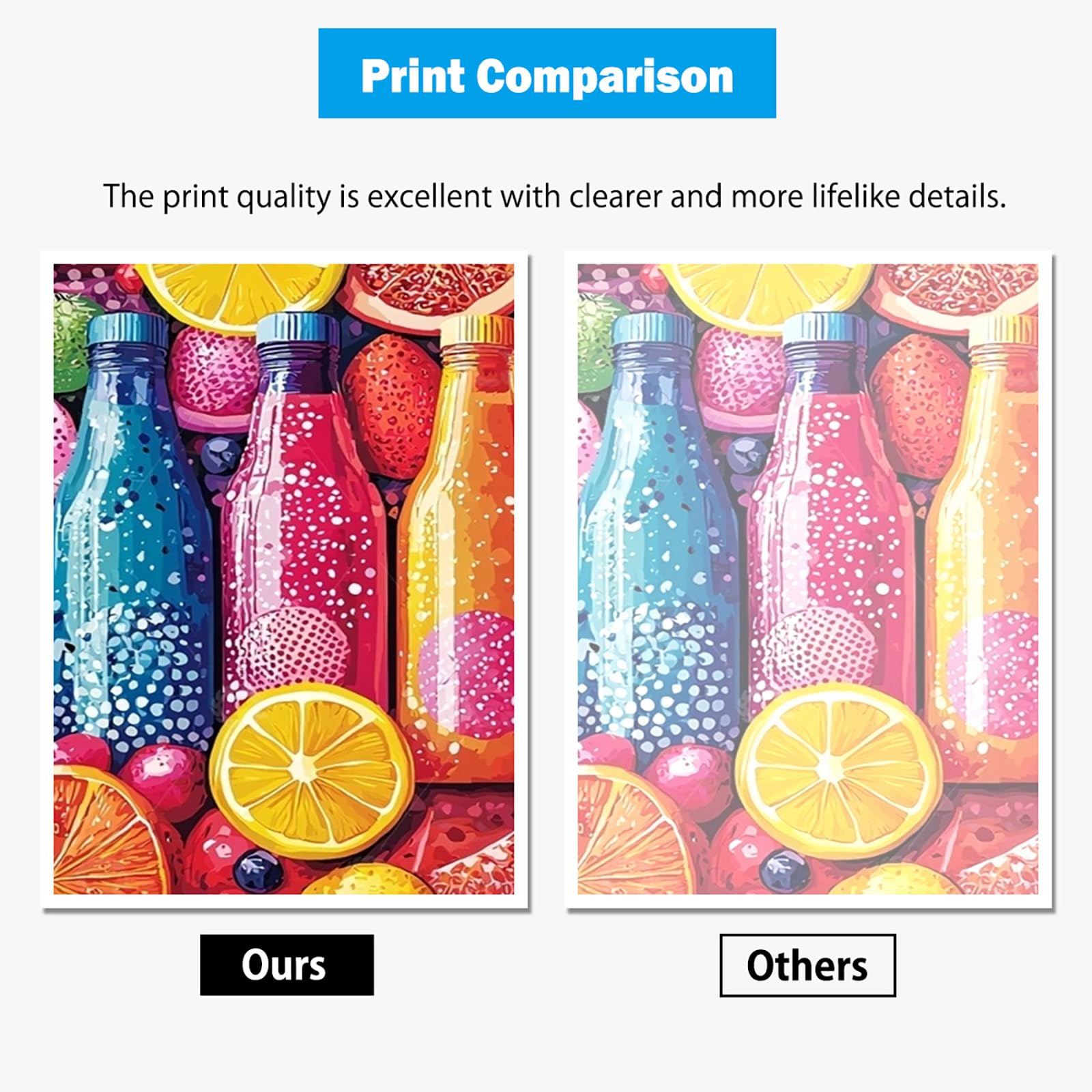 TONTINTA LC501 LC501BK Compatible Ink Cartridges Standard Capacity 250 Pages 2 Blacks for MFC-J1260W MFC-J1360DW MFC-J1410DW Printers