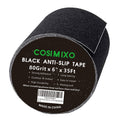 COSIMIXO 6" x 35Ft Heavy Duty Anti Slip Tape for Stairs Outdoor,Waterproof Grip Tape Safety Non Skid Roll for Stair Steps Traction Tread Staircases Non Slip Strips Black