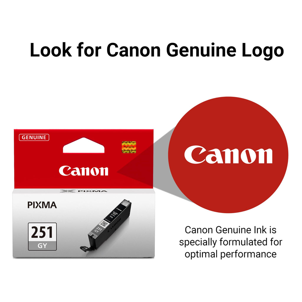 Canon Genuine CLI-251 Grey Ink Cartridge