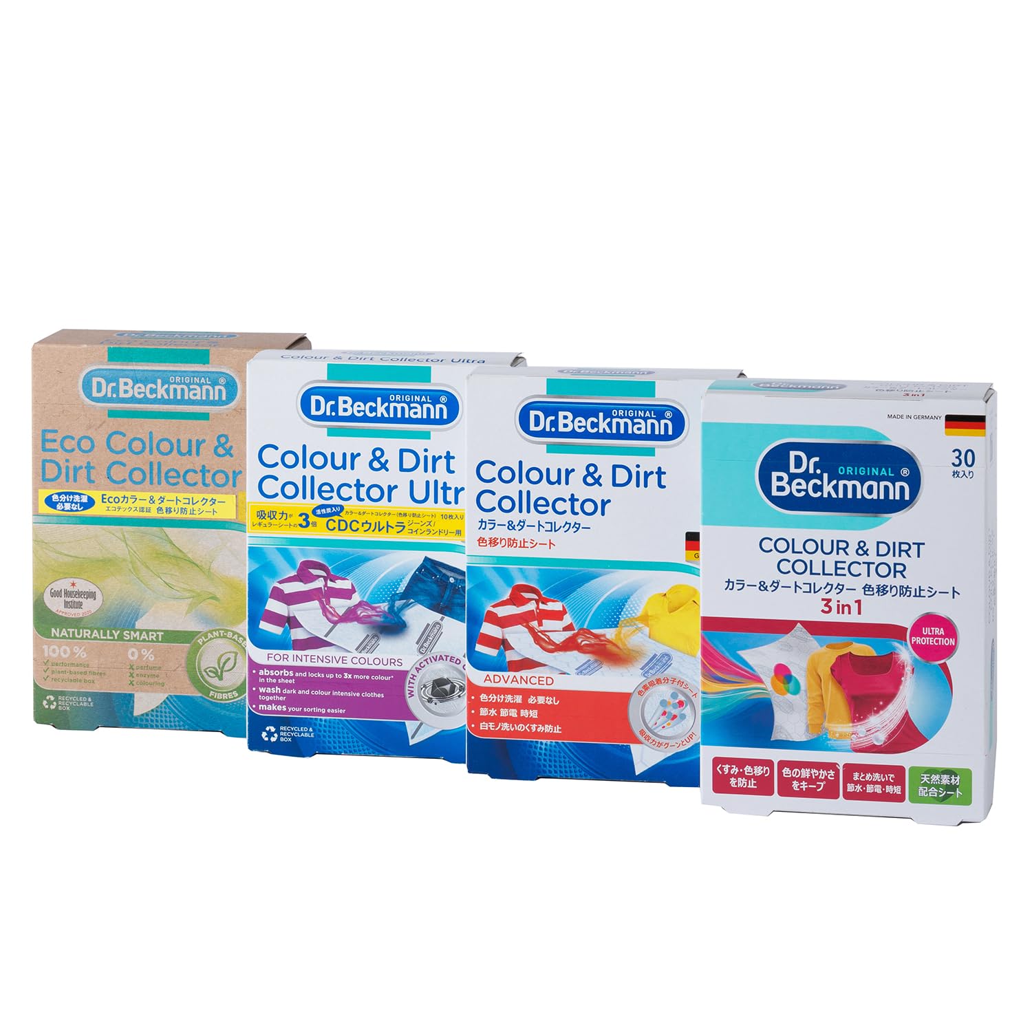 Dr. Beckman laundry care Color & Dirt collector color shift prevention sheet 30 pieces