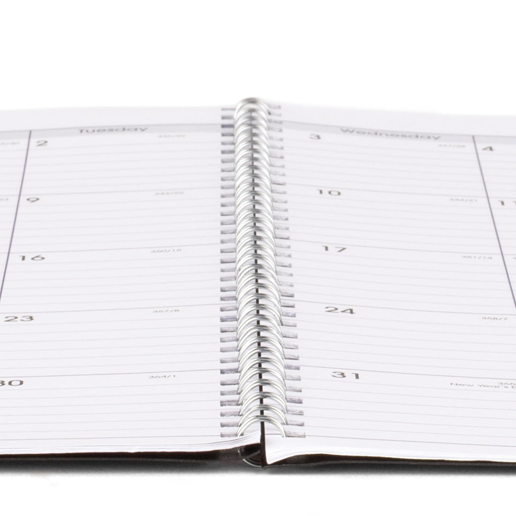 AT-A-GLANCE Planner 2026-2027 Weekly & Monthly Academic 12-Month July-June Quarter-Hourly Appointment Book, 8-1/2" x 11", DayMinder, Charcoal (AYC52045)