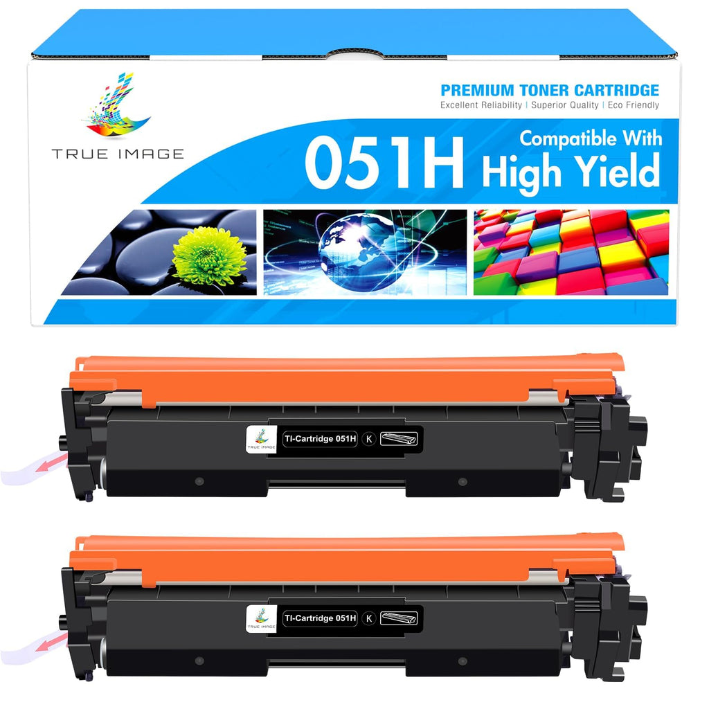 051H 051 Toner Cartridge Compatible for Canon 051H High-Yield Black Toner Cartridge 051 CRG-051H CRG051 for ImageCLASS MF264dw MF267dw MF269dw LBP162dw LBP161dn MF266dn MF263dn Printer 2-Pack