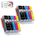 PGI-280 CLI-281 XXL Ink Cartridges Replacement for Canon 280 281 Ink Work with Canon PIXMA TR7520 TS9120 TS8120 TS8220 TS8320 TS6320 (2 PGBK, 2BK, 2C, 2M, 2Y)
