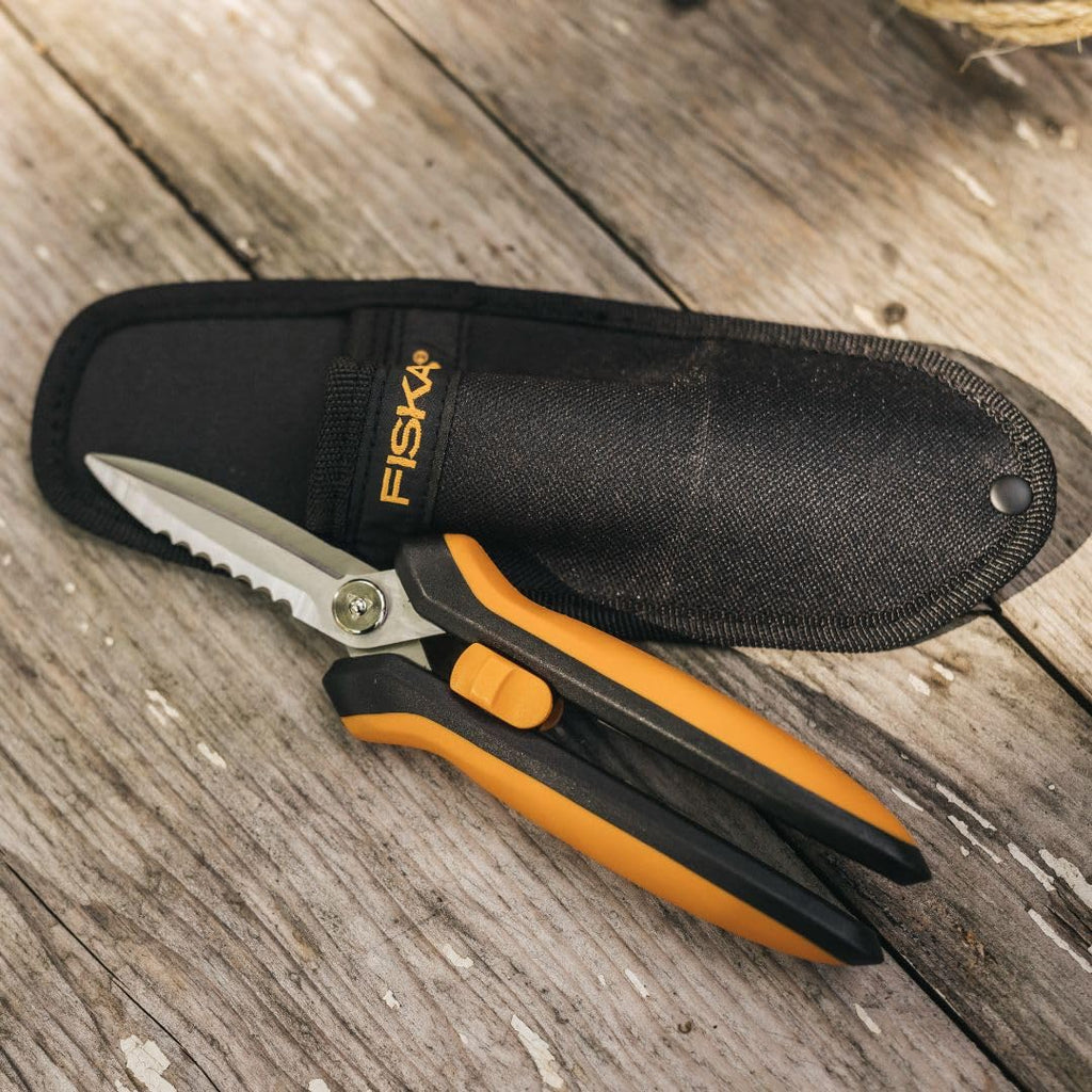 Fiskars Garden 399220 Multipurpose Garden Snips, Black/Orange