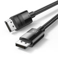 UGREEN VESA Certified DisplayPort 1.4 Cable, DP 8K@60Hz, 4K@144Hz, 1080P@240Hz, Support 32.4Gbps HDR, FreeSync G-Sync, Braided Cord for HDTVs, Gaming Monitors, PC Graphics (10ft)