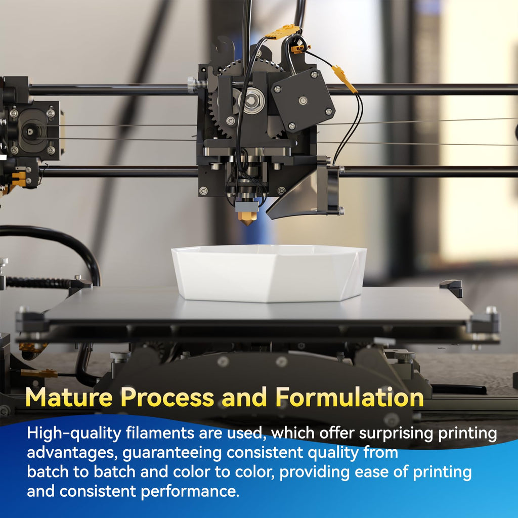 JUSTMAKER PLA 3D Printer Filament, Upgrade Cardboard Spool, Print with Most 3D Printers, Dimensional Accuracy +/-0.03mm, 1.75mm, 1kg， Proccess Magenta
