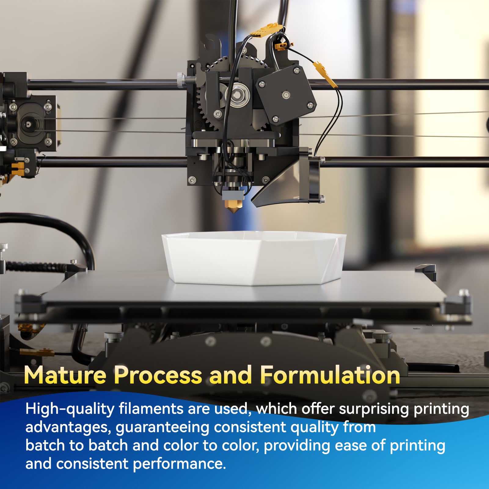 JUSTMAKER PLA 3D Printer Filament, Upgrade Cardboard Spool, Print with Most 3D Printers, Dimensional Accuracy +/-0.03mm, 1.75mm, 1kg， Proccess Magenta