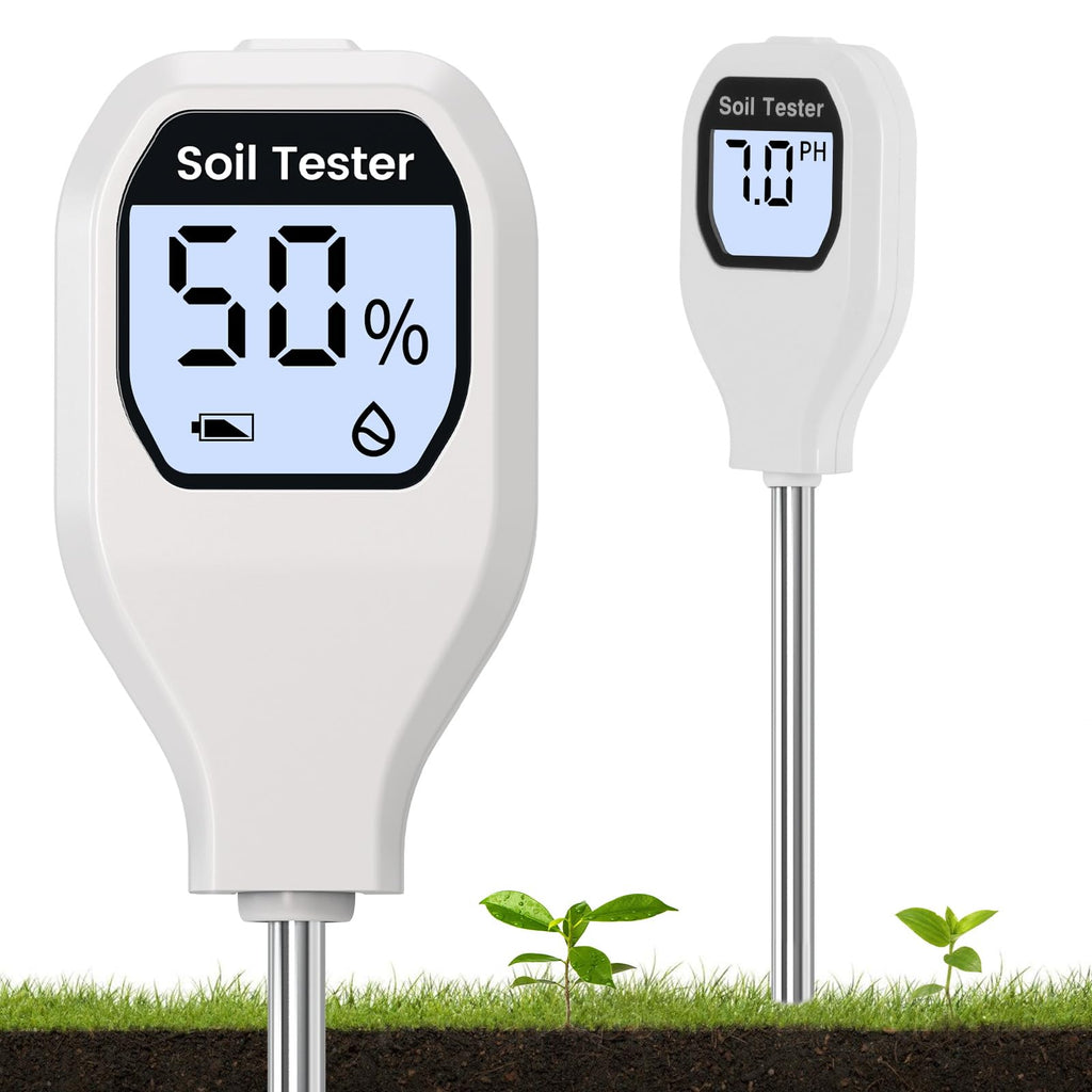 YAMRON 2-in-1 Soil Moisture Meter，Soil ph Tester Digital，Plant Water Monitor，Plant Moisture Meter for Garden, Farm, Lawn, Indoor & Outdoor