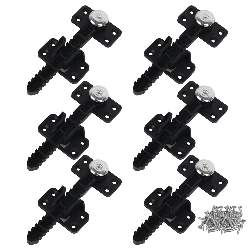 RDEXP 14x6cm Plastic Iron Sectional Sofa Furniture Interlocking Sofa Connector Bracket with Hardware Set of 6