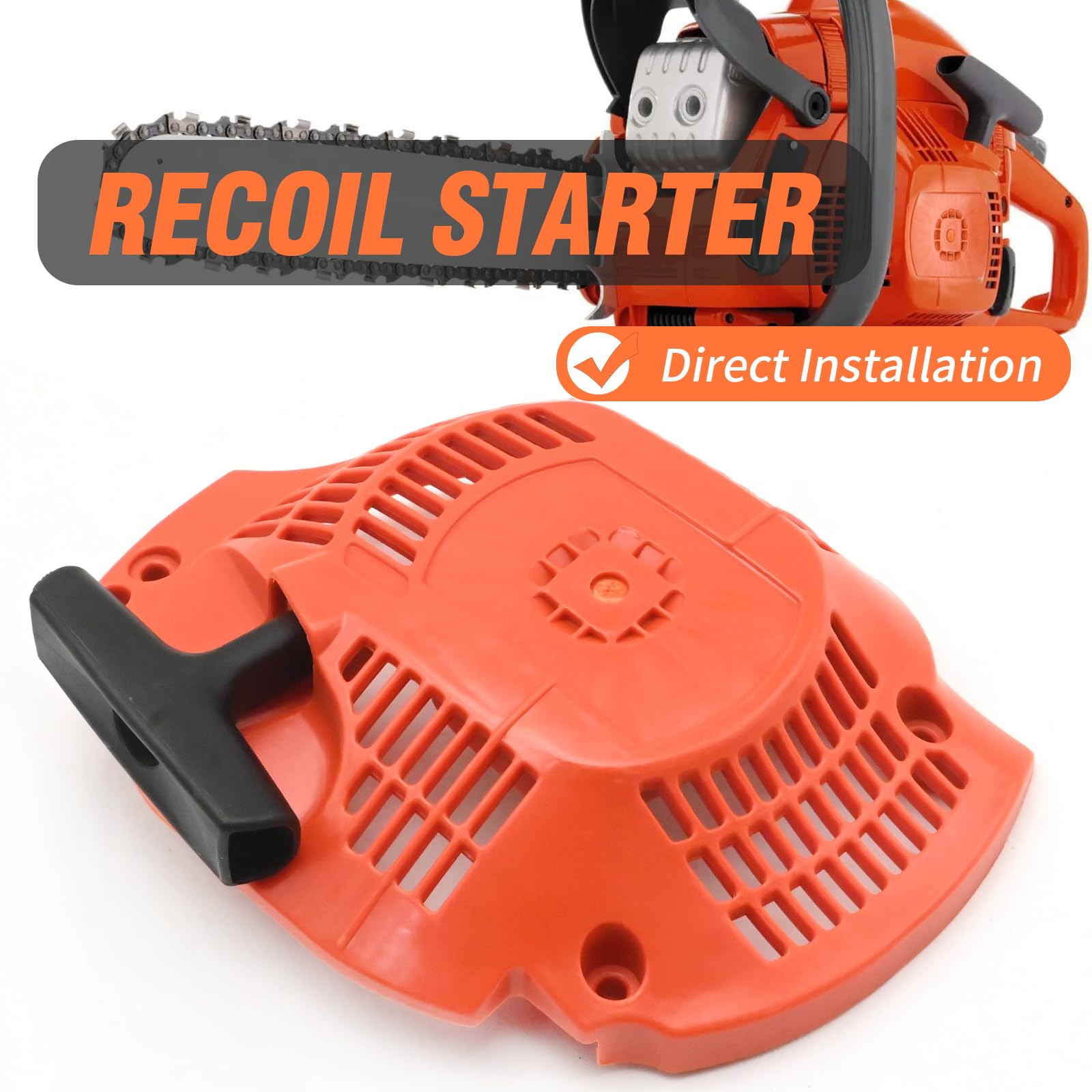 SYOWADA 544071604 Recoil Starter Assembly, Replacement for Husqvarna 445 450 445E 450E Chainsaw, Replaces 544071602