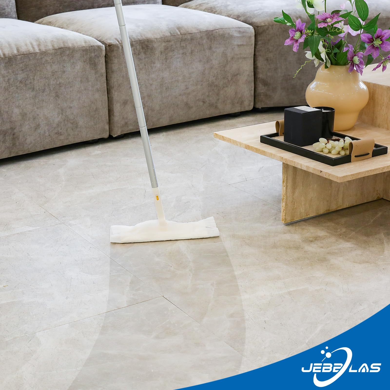 JEBBLAS Disposable Mop Cloth Dry Sweeping Pad for Floor Mop Sweeping Cloths Multi Surface Refills, Pack of 120 Refills
