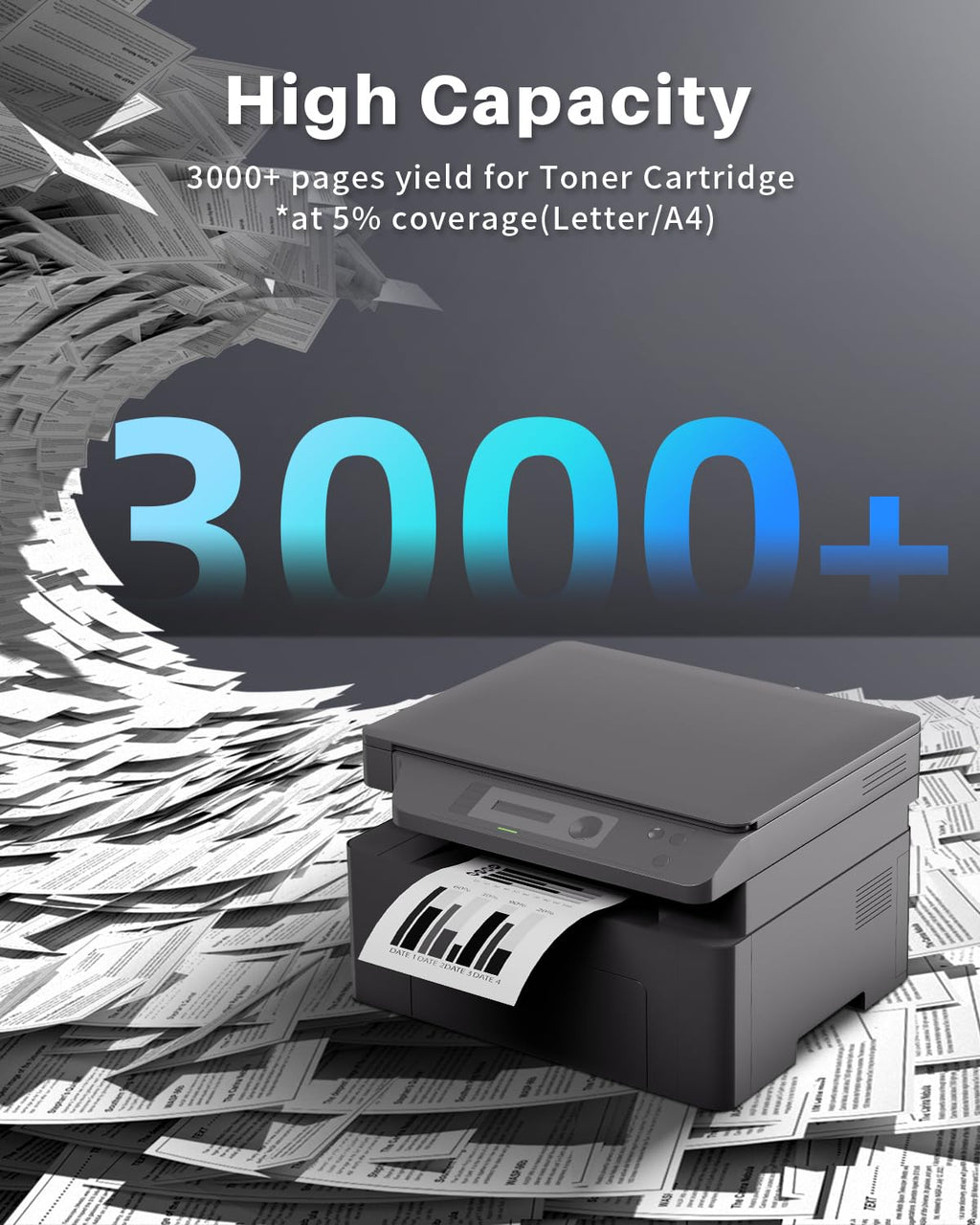 INK4U TN760 TN-760 Compatible Toner Cartridges Replacement for TN760 TN-760 DR730 DR-730 Toner Cartridges to Use with HL-L2350DW DCP-L2550DW HL-L2395DW Hl-L2390DW HL-L2370DW Printer (2 Black)