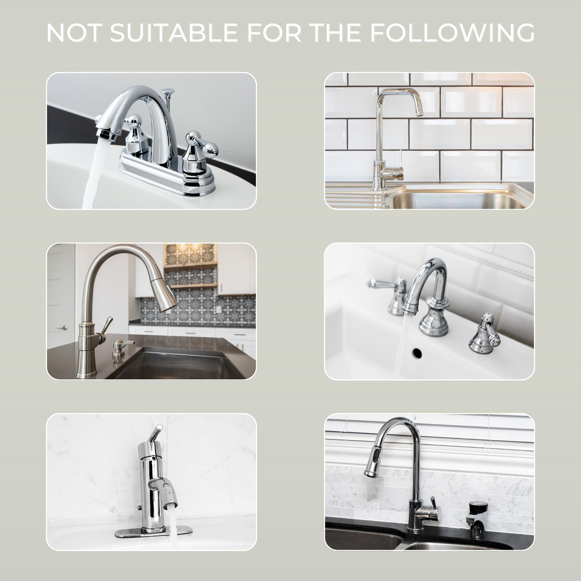 Natureva Home - Stone Faucet Mat | Diatomite Sink Splash Guard | Instant Drying Tray for Kitchen Bathroom Sinks | Made of Diatomaceous Earth | Absorbing Water Instantly | Design Arch | Colour Chalk