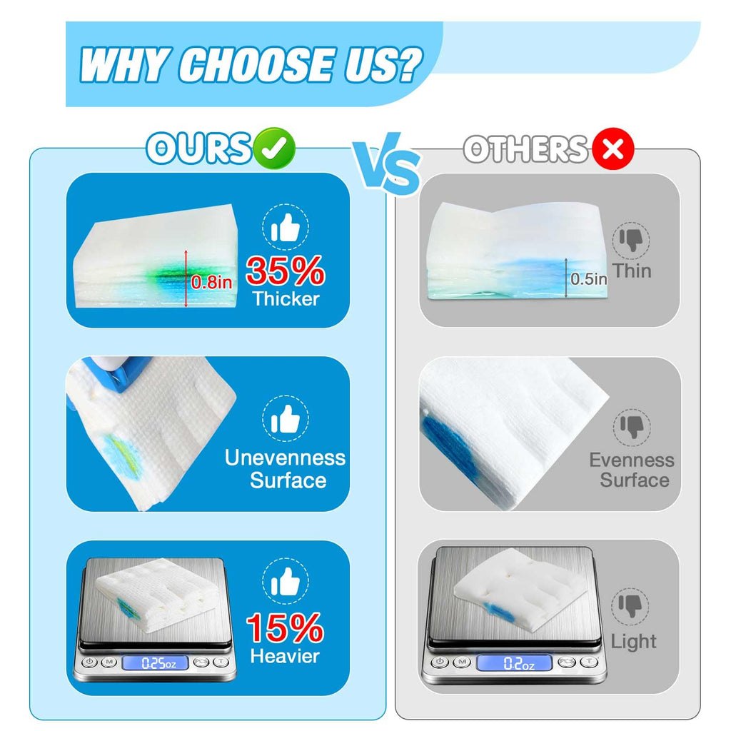 Flushable Toilet Refills with 48ct, Fresh Flushable Disposable Toilet Brush Refills for Toilet and Bathroom, Lemon Scent