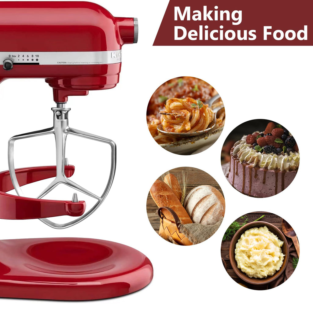 LETOMS Flat Beater for KitchenAid 7 QT Bowl-Lift Stand Mixers, Stainless Steel Paddle Accessories for Kitchen aid, Dishwasher Safe
