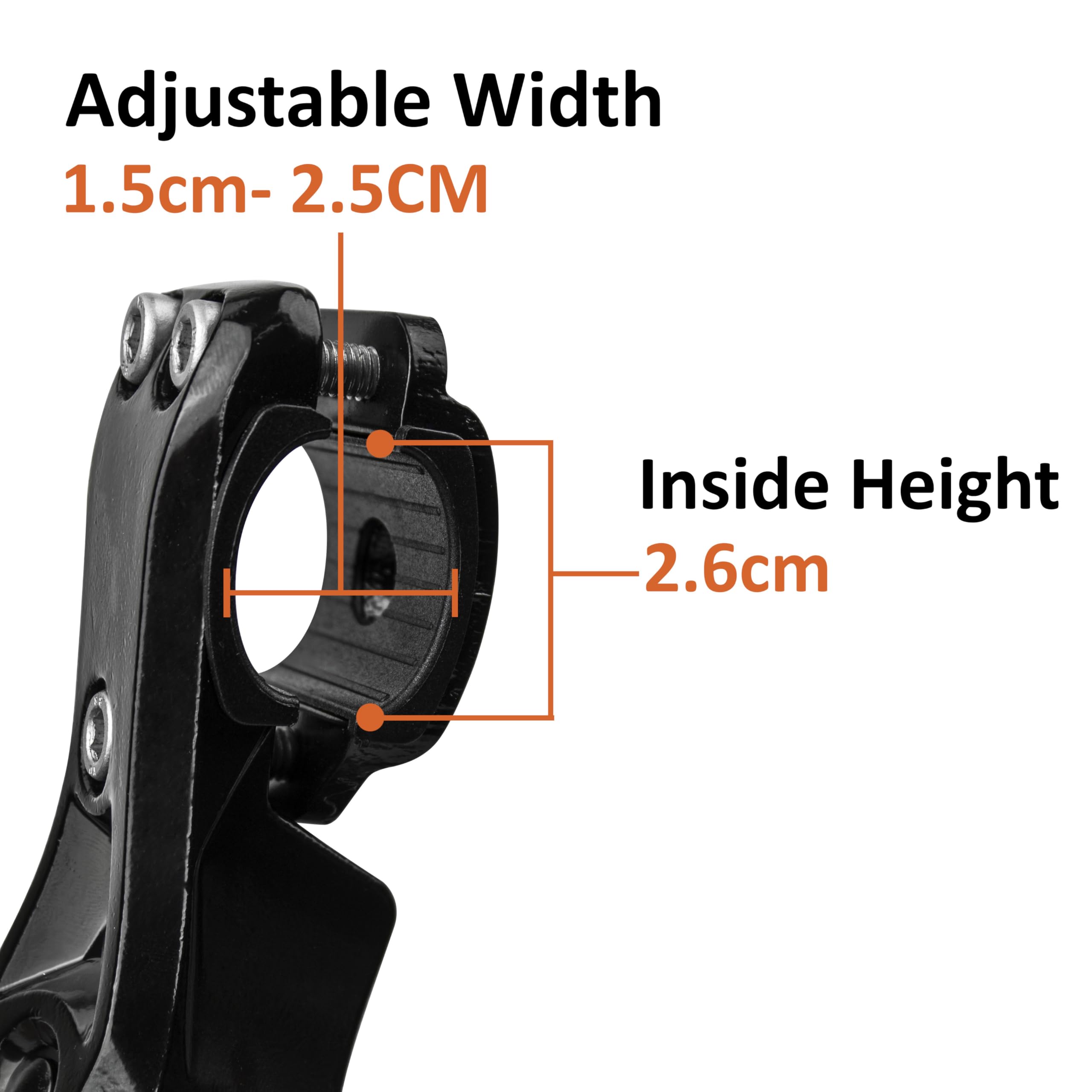 BV Bike Kickstand - Alloy Adjustable Height Rear Side Bicycle Kick Stand, for 24" - 28" Mountain Bike, Road Bike, BMX, MTB (Regular Duty - Black)