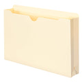 Smead File Jacket, Reinforced Straight-Cut Tab, 2" Expansion, Legal Size, Manila, 20 per Box (76562)