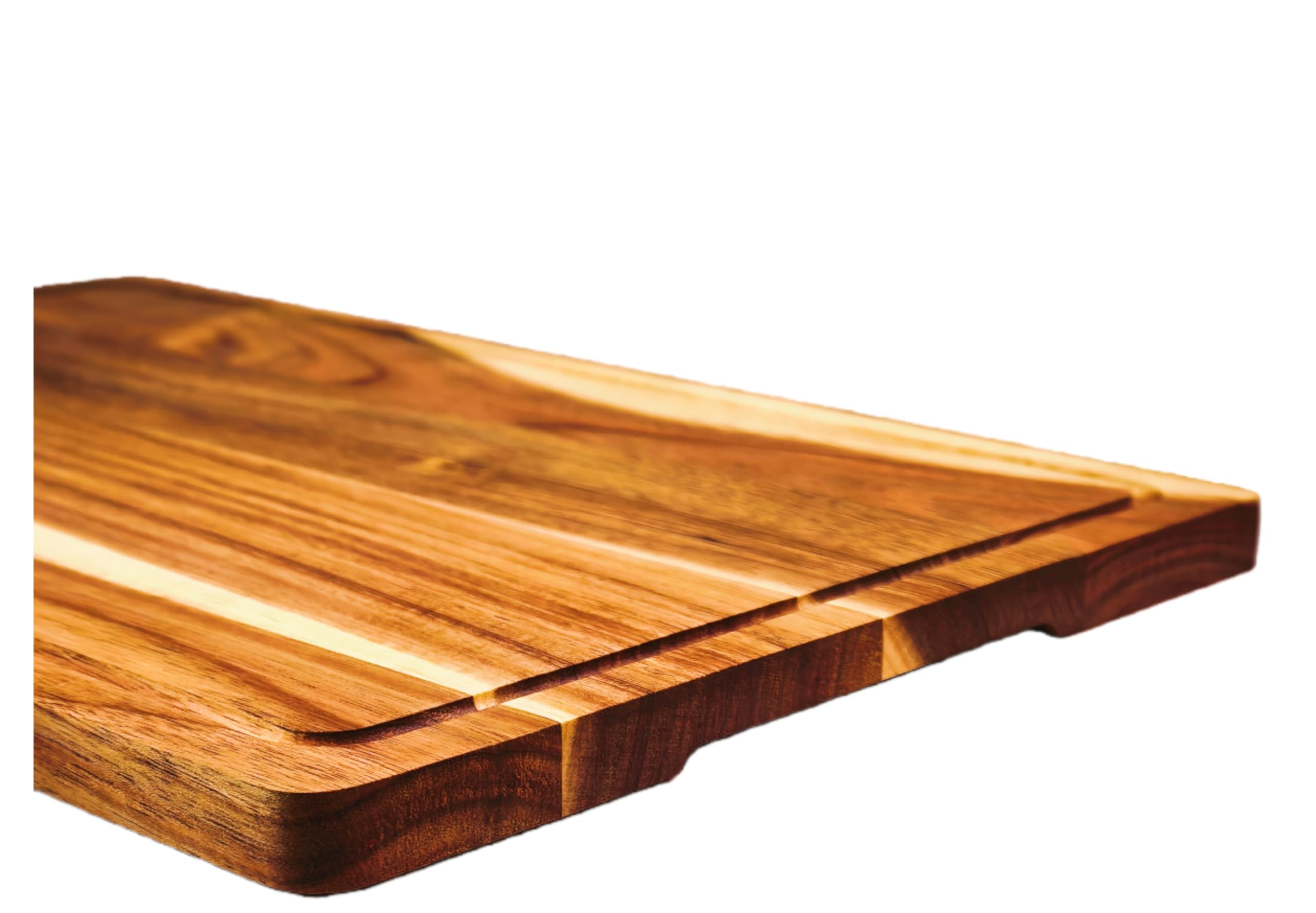 Wood Cutting Boards with Juice Groove (15'' x 10''), Acacia Wood Cutting Board for Kitchen, Wooden Cutting Board for Meat, Cheese, Fruits, and Vegetables (1, Acacia Wood Color, 15'' x 10'')