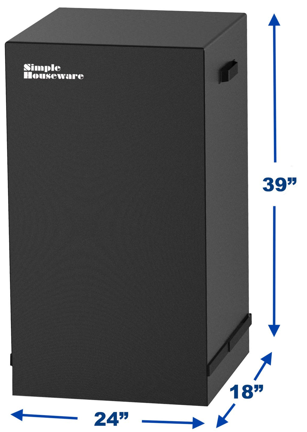 Simple Houseware 40-inch Waterproof Heavy Duty Square Electric Smoker Grill Cover, Weather-Resistant Polyester