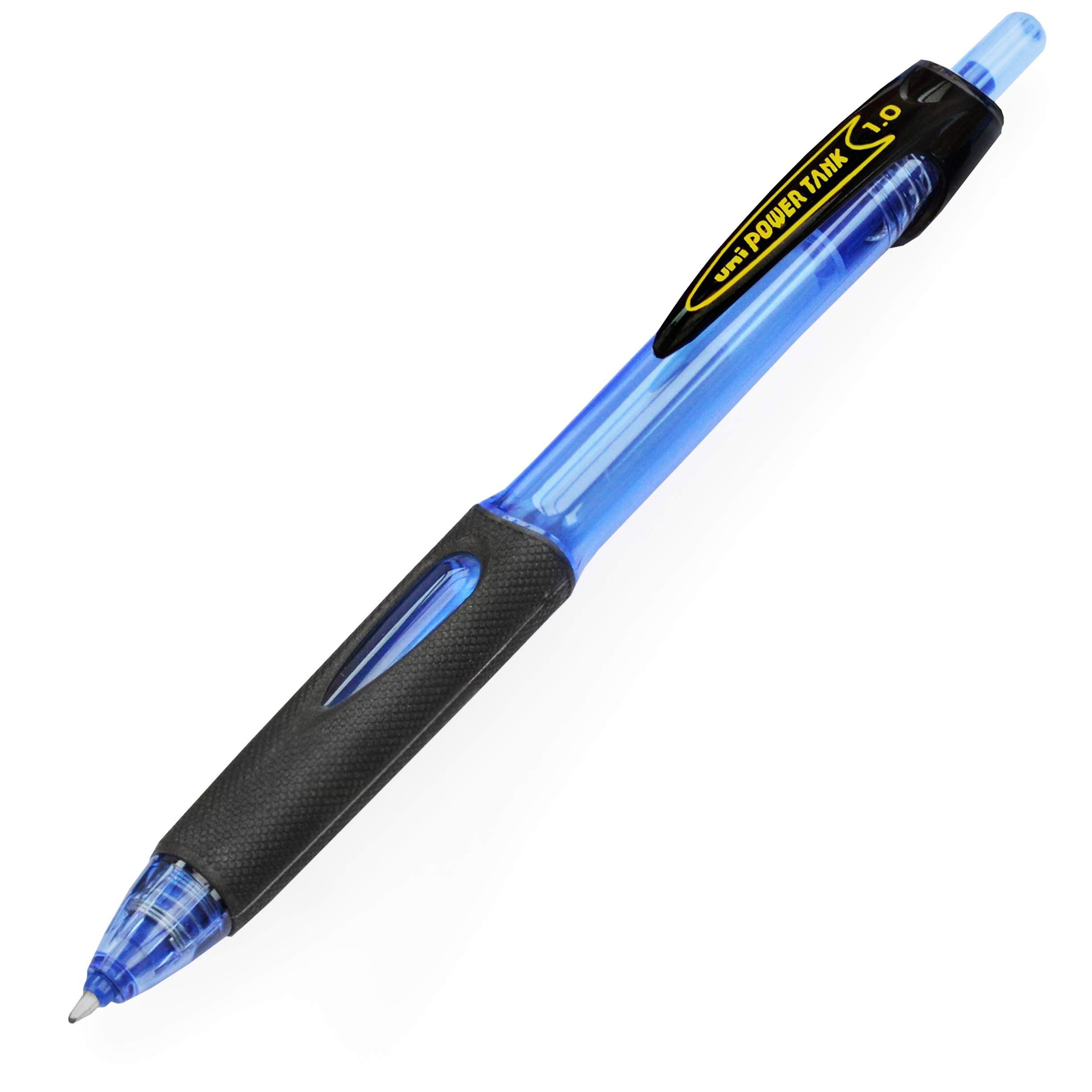 Uni-Ball SN-220SF Power Tank Retractable Ballpoint Pen 1mm Blue Ink (Pack of 6)