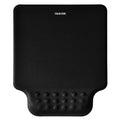 Ergonomic Mousepad with Slow-Rebound Memory Foam Wrist Rest - Ultra Smooth Surface, Non-Slip Base, Desk Essential for Office, Design, Gaming, 24x20.5 cm