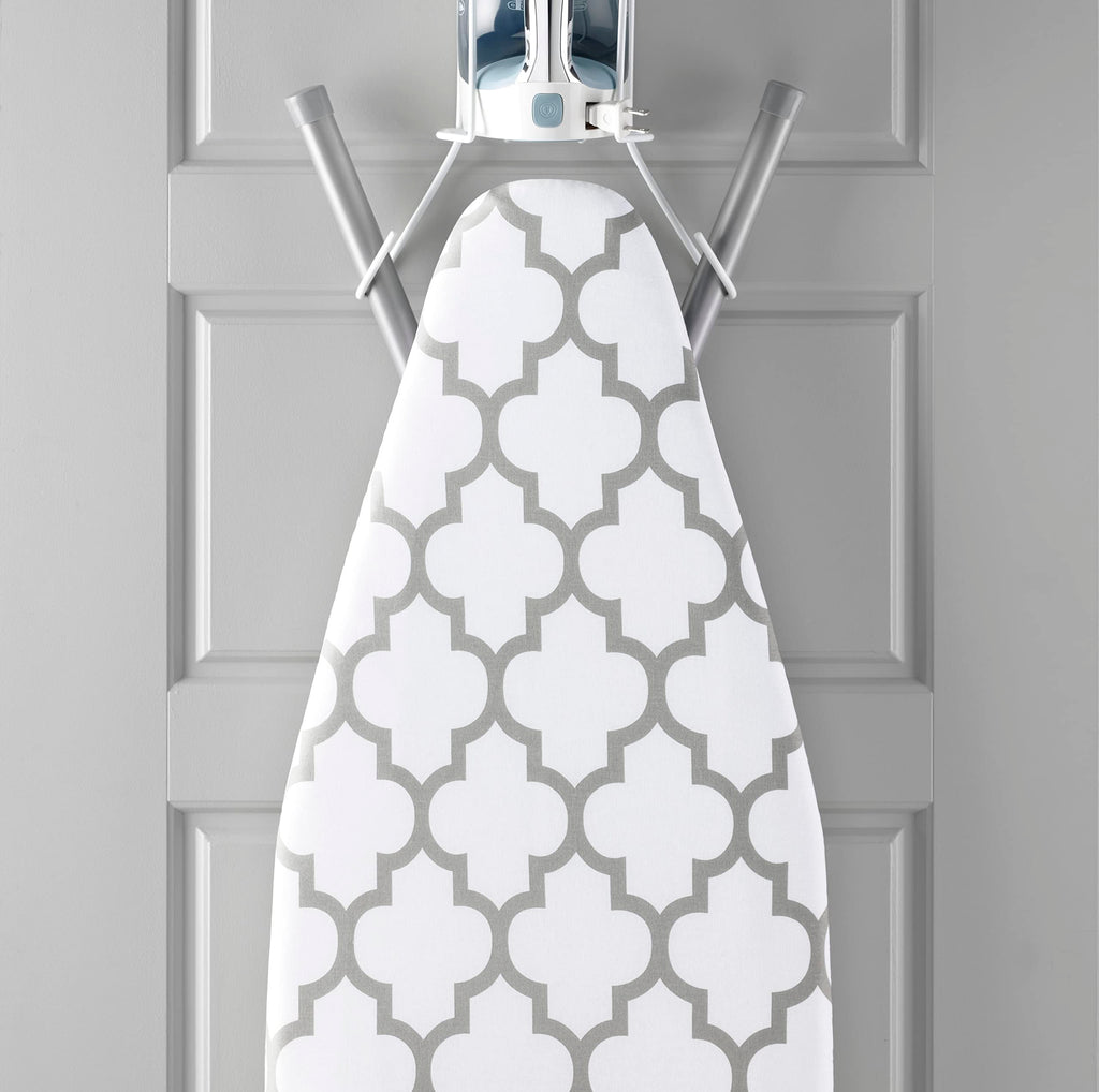 Whitmor Deluxe Ironing Board Cover and Pad (Ironing board not included) - Medallion Grey