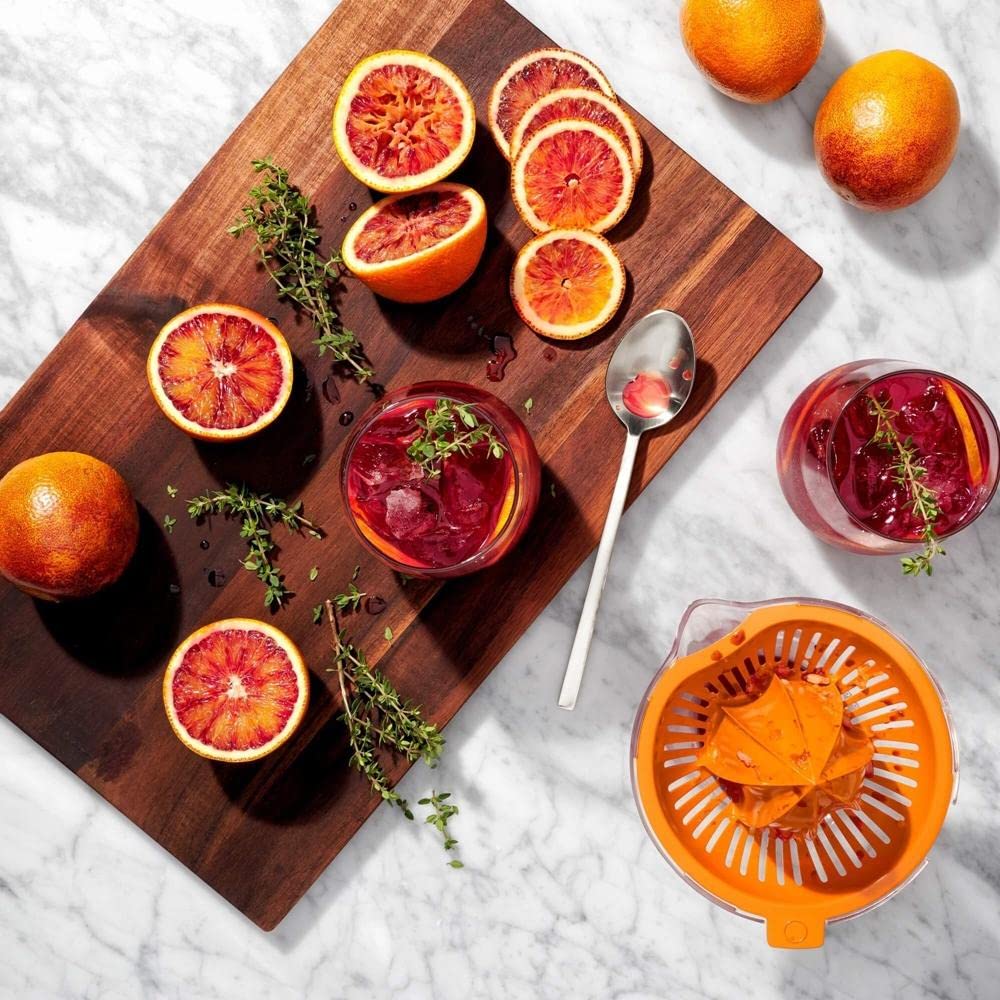 OXO Good Grips 11263400 2-in-1 Citrus Juicer, clear, orange, yellow, small