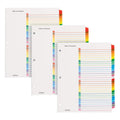 Oxford 1-31 Tab Dividers for 3 Ring Binders, Numbered Tab Dividers, Multicolor Numbered Binder Dividers, 3 Sets (89402)