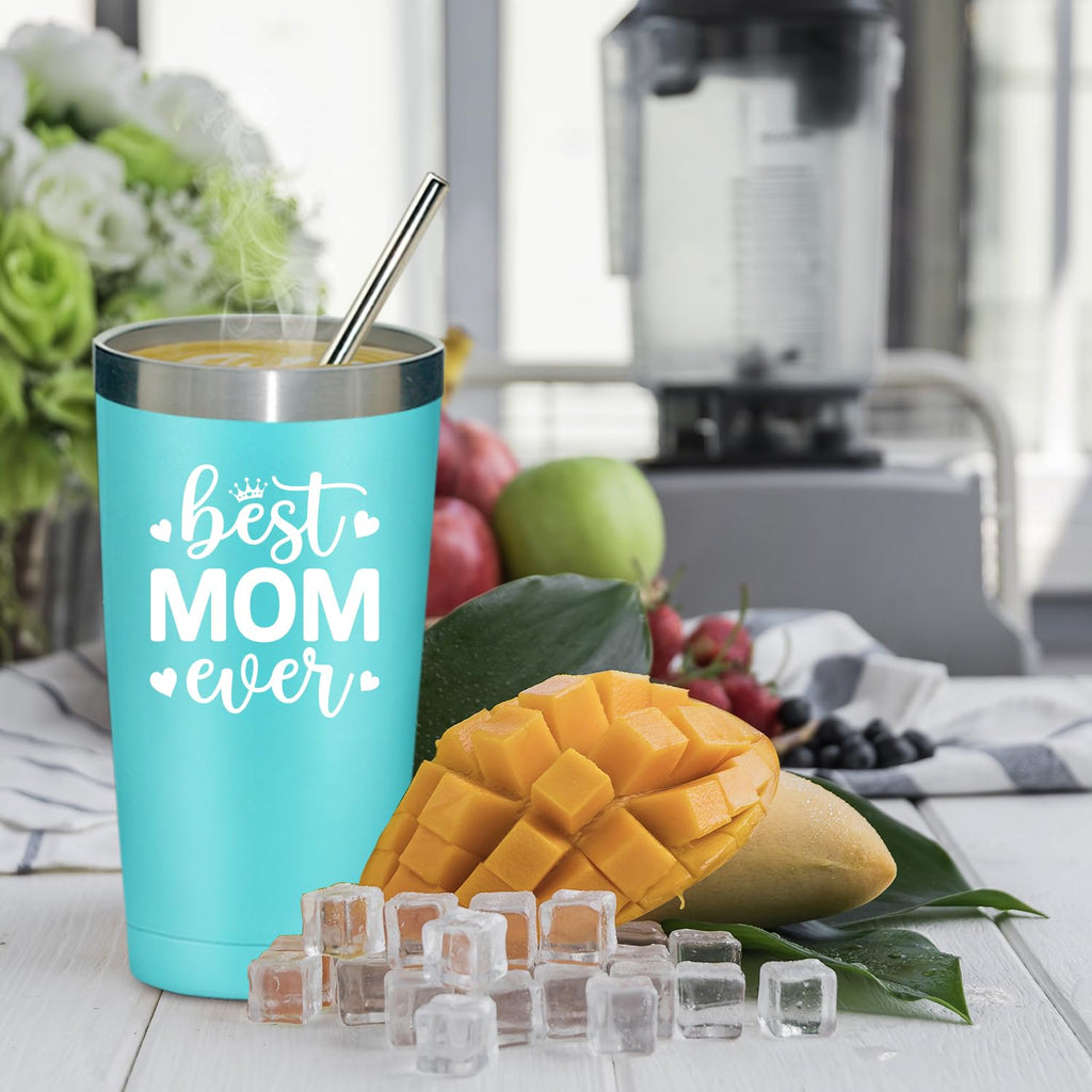 SpenMeta Gifts for Mom - Mothers Day Christmas Birthday Gifts for Mom from Daughter, Son - 20oz Vacuum Insulation Tumbler