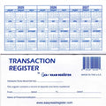 12 Check registers for Personal Checkbook - Checkbook Ledger Transaction Registers Log for Personal or Business Bank Checking Account, Saving Account, Deposit, Credit Card, and Large Booklet