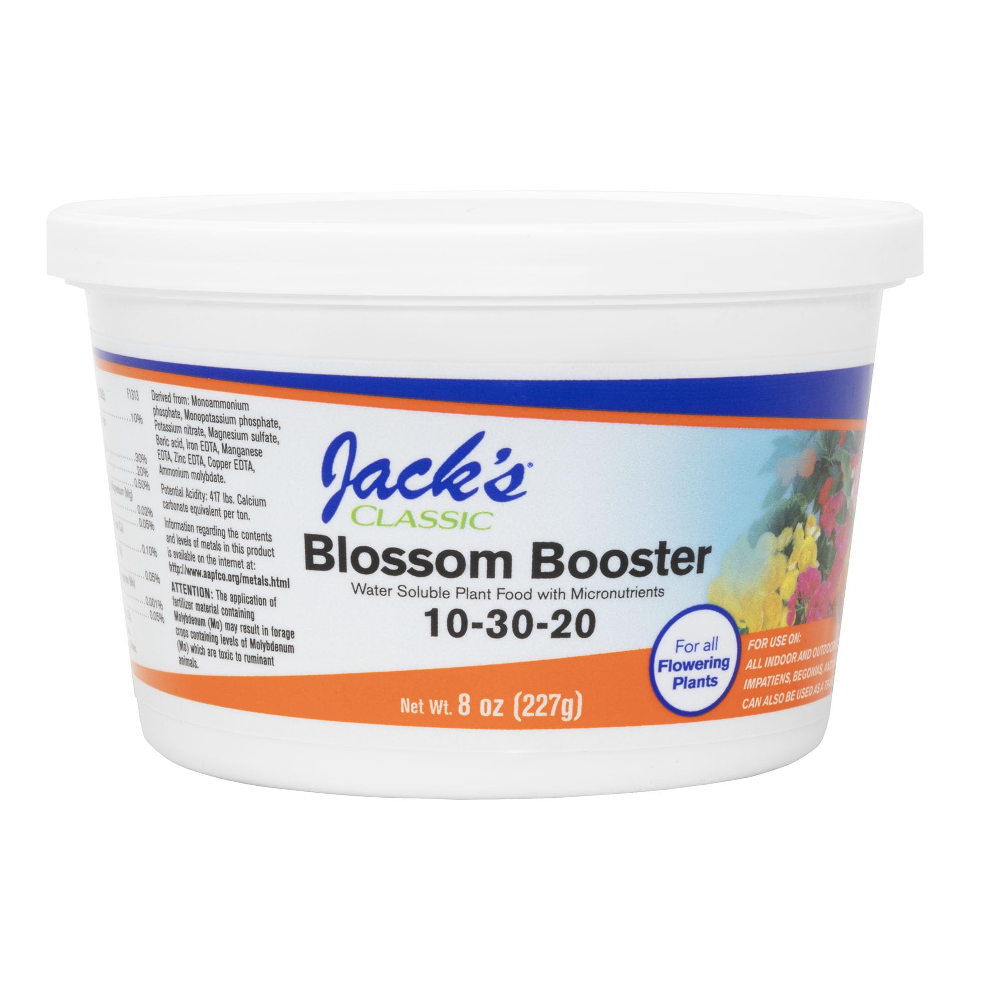 JR Peters Jack's Classic 10-30-20 Blossom Booster 8oz