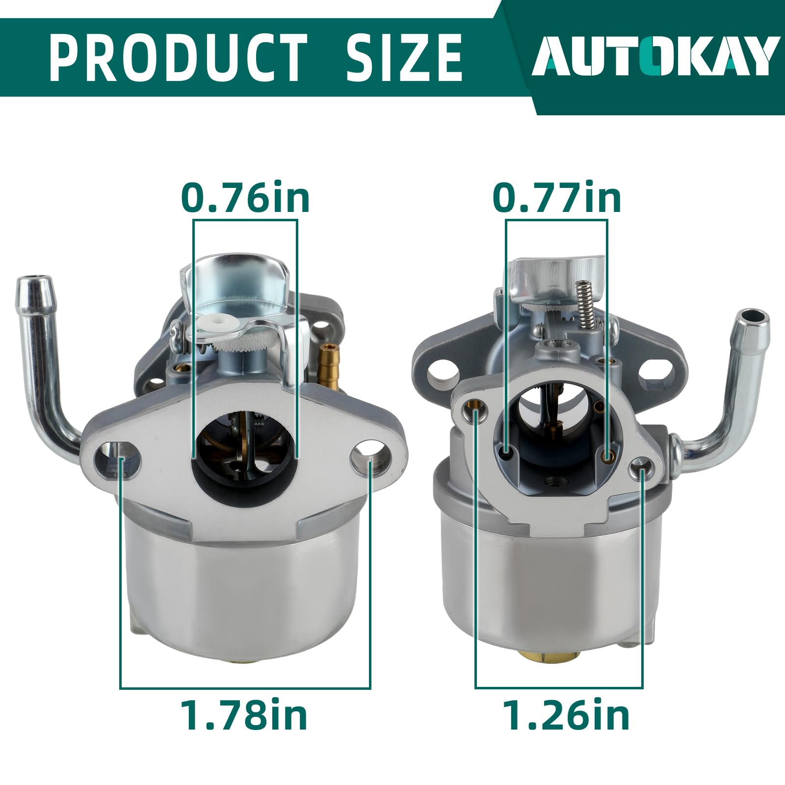 AUTOKAY 594014 Carburetor for Craftsman 536.881851 Snowblower 8.5HP Carburetor Replaces 590907 798918 794588 794197 791955 594014