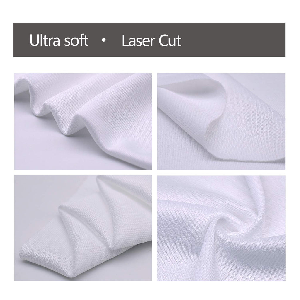 AAWipes Cleanroom Cloth Wipes 9"x9" (Bag of 150 Pcs) Double Knit 100% Polyester Wipers Lint Free Cloths with Ultra-fine Filaments, Laser Sealed Edge, Class 100 Cloths, Ultra-soft Wipes CP14009